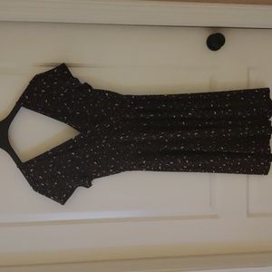 Floral A-Line Wrap-Style Dress